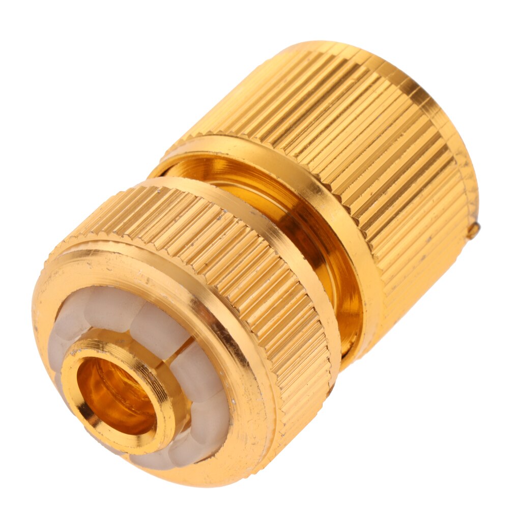 Threaded Brass Garden Hose Tap Connector Garden Water Pipe Quick Connectors for Watering Irrigation System 1/2" Female