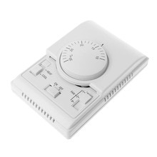 Ac 220v- værelses mekanisk termostat kontrolafbryder klimaanlæg ventilator spole temperaturregulator