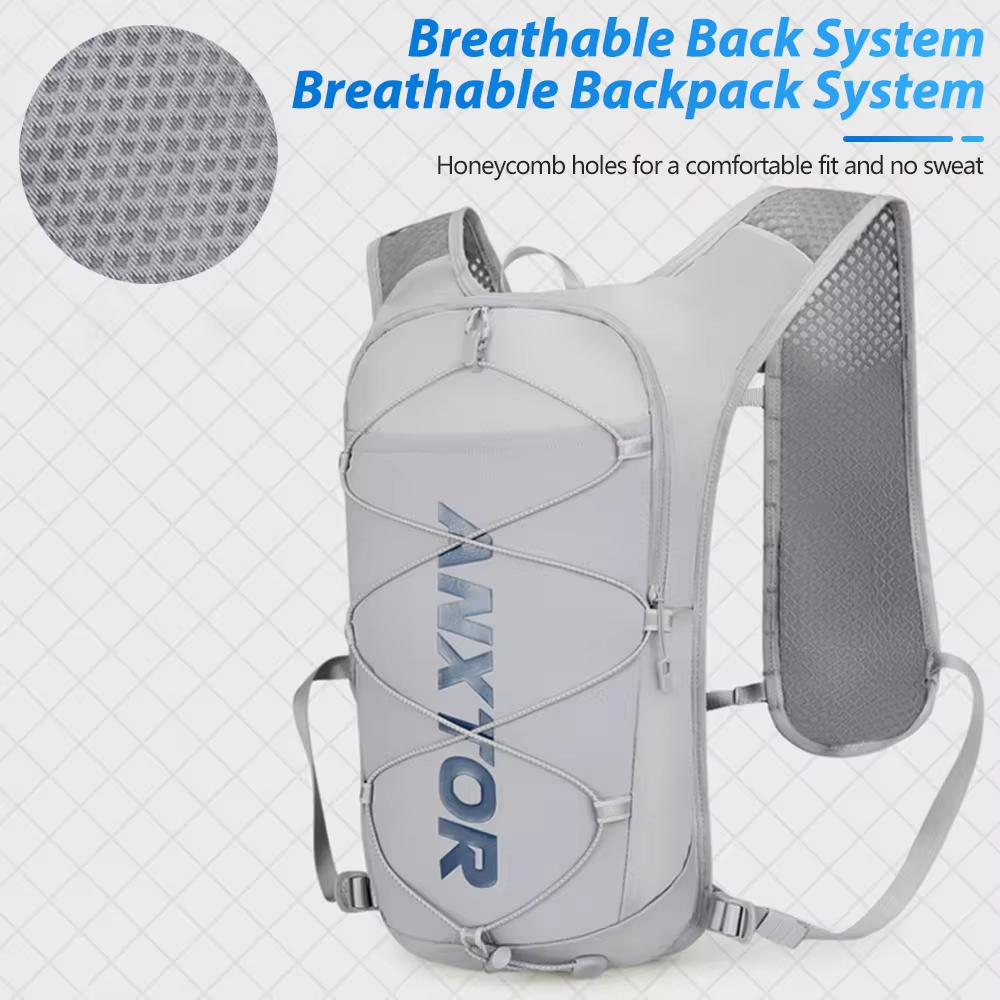draussen Pfad Laufen 5L Ultraleicht Rucksack Trink Joggen Weste Männer Atmungsaktive Marathon- Fahrrad Tasche Wasser Flasche 500ML/2L