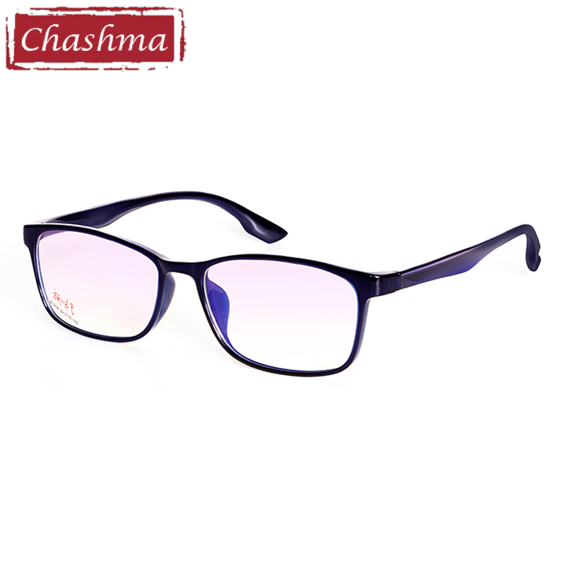 Chashma 158 mm Over Size Men Optical Glasses Frame Wide Face Male Eyeglasses for Big Face TR90 Light Flexible Prescription Glass: Blue