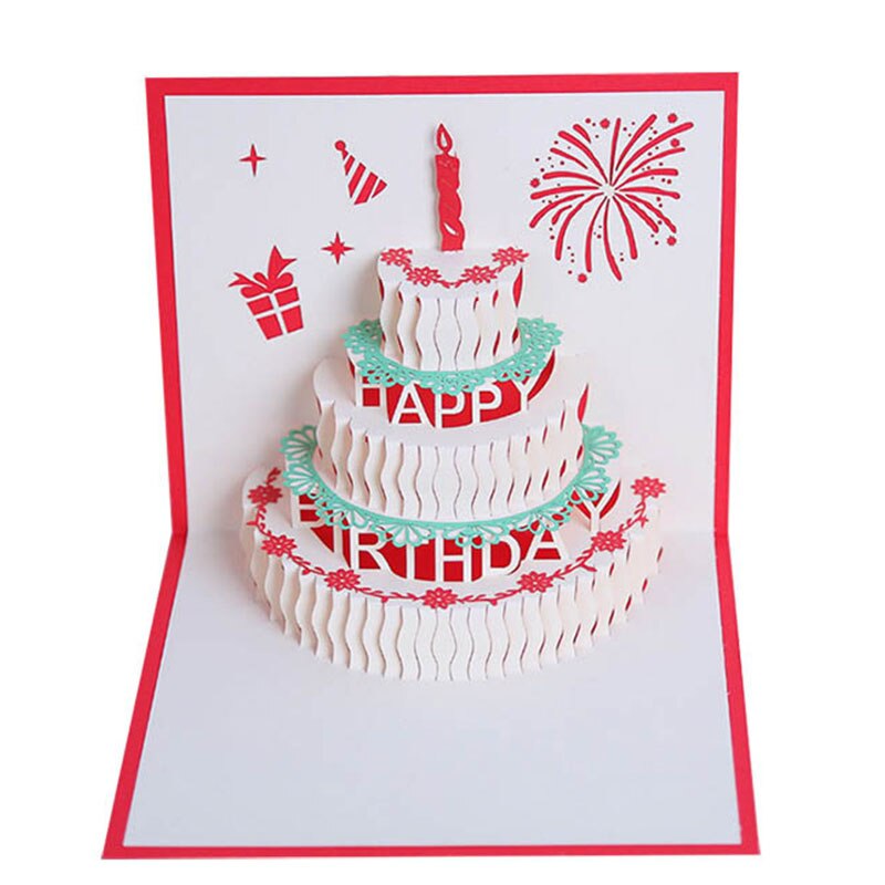 Christmas Birthday Cards Party Invitations blessing postcard Year Cartoon Santa Claus Elk Cards Special paper Cards: 2