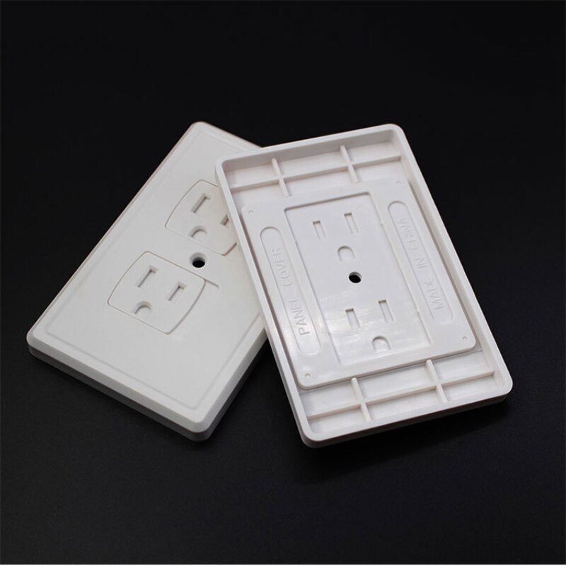 US Plug Self Closing Socket Outlet Covers Power Socket Safe Lock Kids Socket Electrical Protection Outlet Protector Rotate Cover