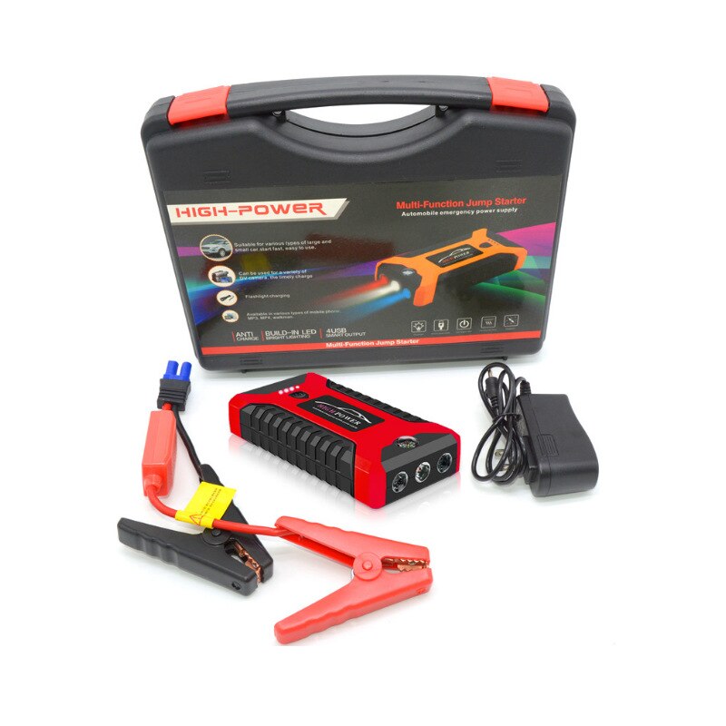 Portable Car Jump Starter Device 600A Car Battery Emergency Starter Power Bank Booster Starting 12V Output Portable 20000mAh