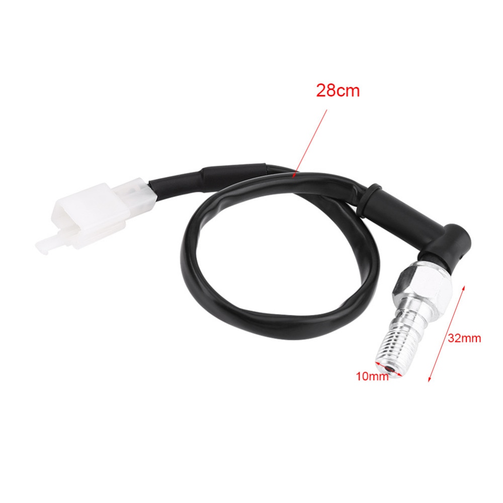 Universele Motorfiets Hydraulische Rem Druk Achterlicht Schakelaar Hollow Bolt Motocicleta Accessoires Hydraulische Rem Schakelaar