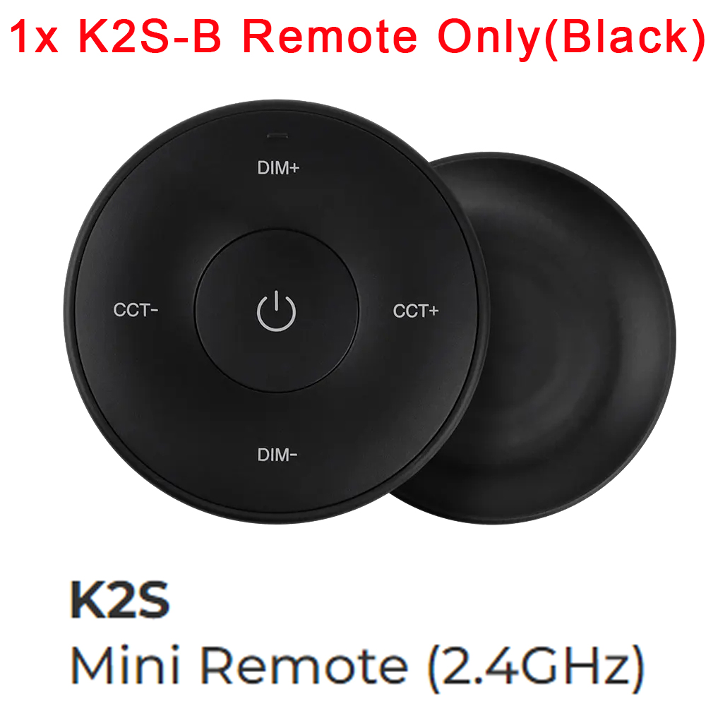 MiLight 2.4G Wireless Dimmer Remote FUT006 FUT007 FUT094 S1-W S1-B S1W+ C1 C3 Y1 Y2 K0 K1 K2 K3 K2S K3S for MiBoxer CCT LED Lamp: Silver