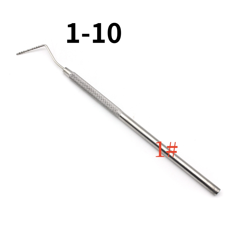 Tandlæge parodontal sonde cpi explorer sonde krog pick med skala tandlæge tænder ren hygiejne værktøj: 2