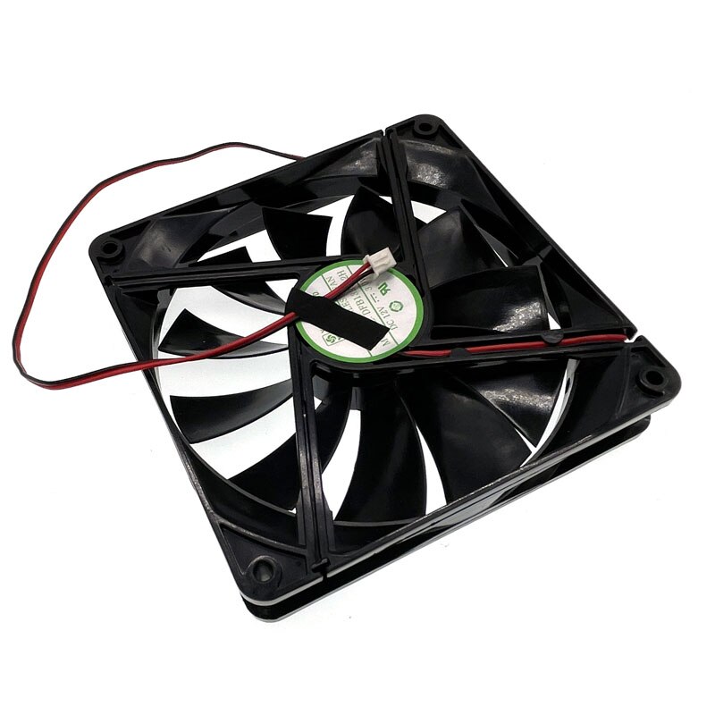 Replace DFB13512H 135mm PSU Chassis Cooling Fan DC 12V 0.28A 1800RPM 13525 135X135X25mm 2 Wires Dual Ball Bearing