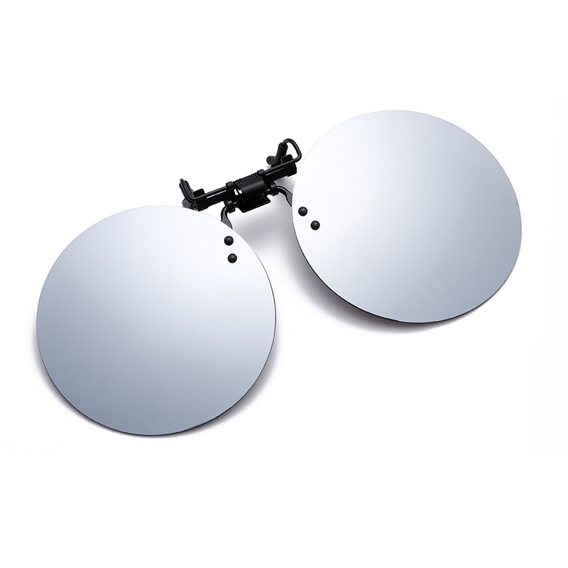 Uv400 clip-on lenzen Anti-reflecterend gepolariseerde clip-on lenzen Randloze clip-on zonnebril voor dagelijks nachtelijk rijden: Duidelijk