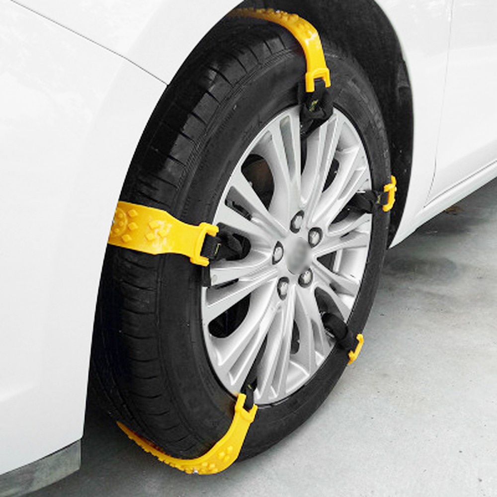 Pneu de carro correia de corrente de neve 10 pces pneu de carro inverno estrada segurança pneu neve ajustável anti-skid cadenas de segurança para nieve
