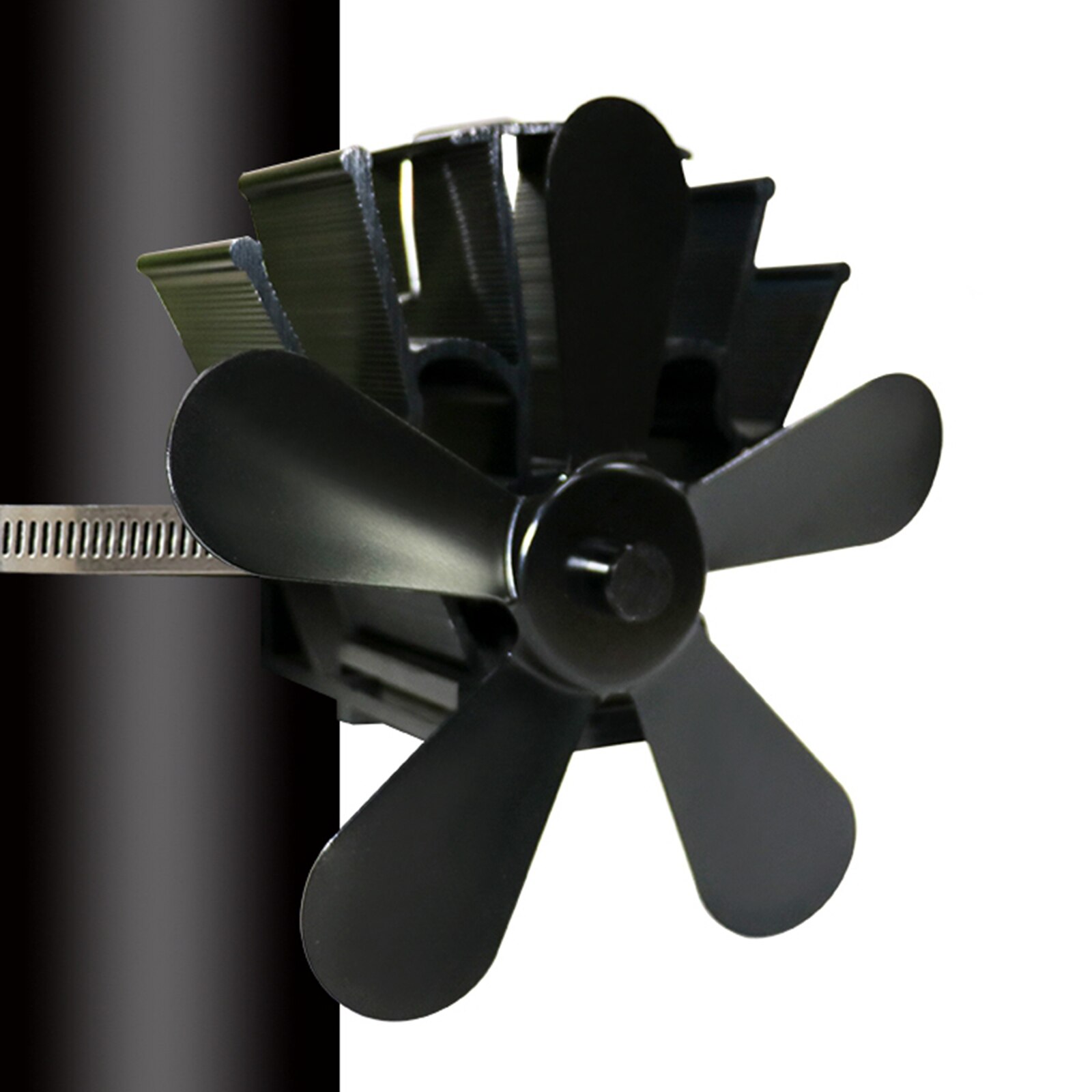 Heat Powered Stove Fan Fireplace Fan Home Efficient Heat Distribution: Style 1