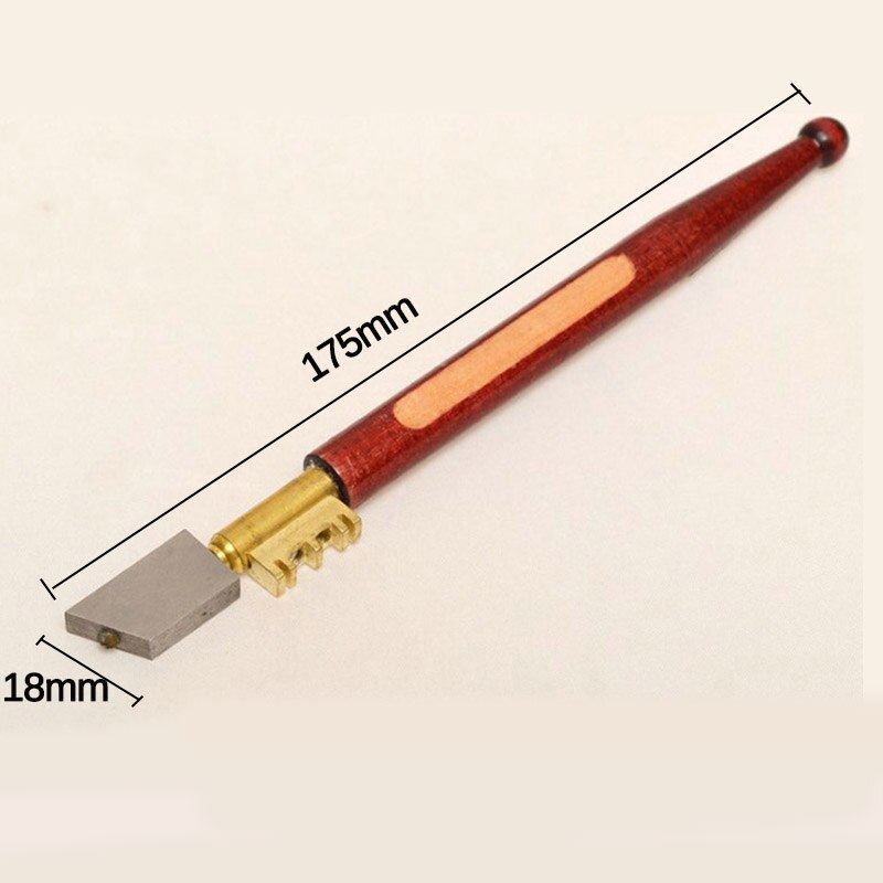 1 Stuk Van Verbeterde Diamond Glass Cutter 2-19Mm 175Mm Hardmetalen Legering Glassnijder Manual Tool glassnijder