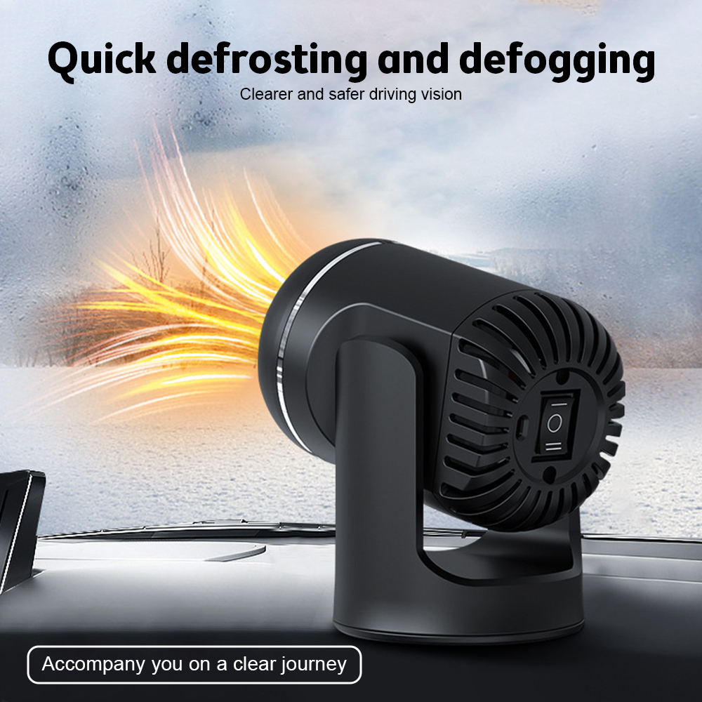 Mini Electric Heater 12v Car Heater Defroster For Car 2V/130W Fast Heating Quickly Defrost Defogger Demister Auto Heat Dryer