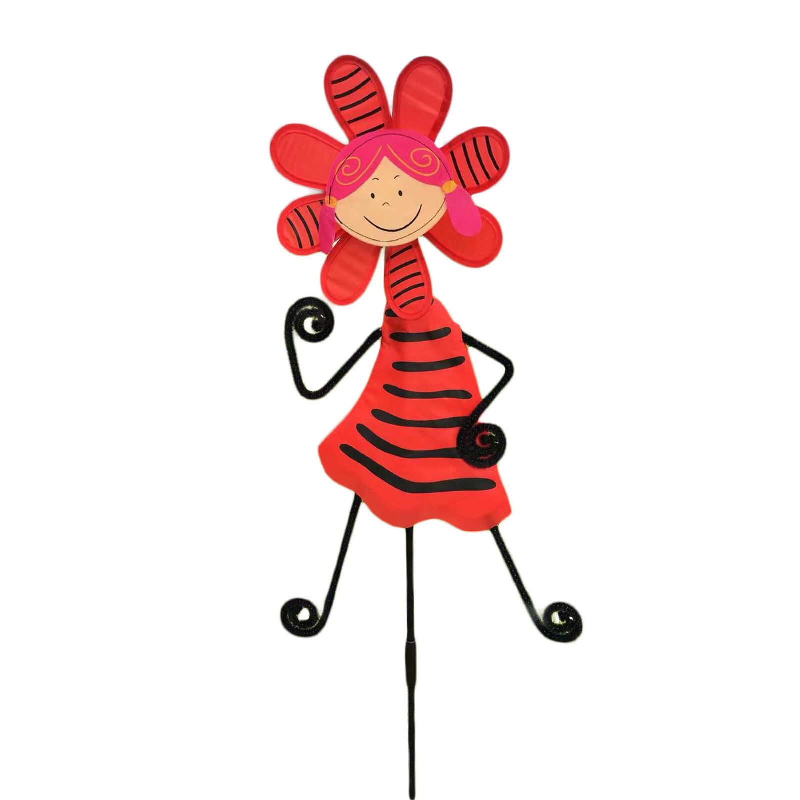 Moulin à vent en plastique coloré pour petite fille, décoration de jardin, jouet pour enfants: C