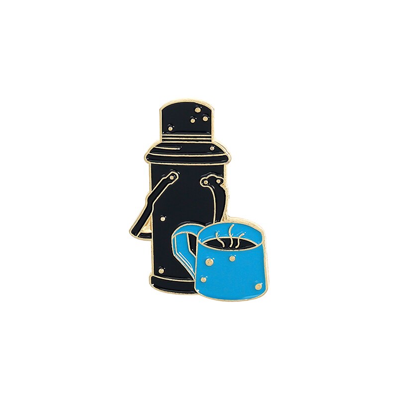 Travel Life Enamel Pin Outdoors Adventure Night Brooches Bag Lapel Pin Badges Mountaineering Telescope Jewelry Friends: style5