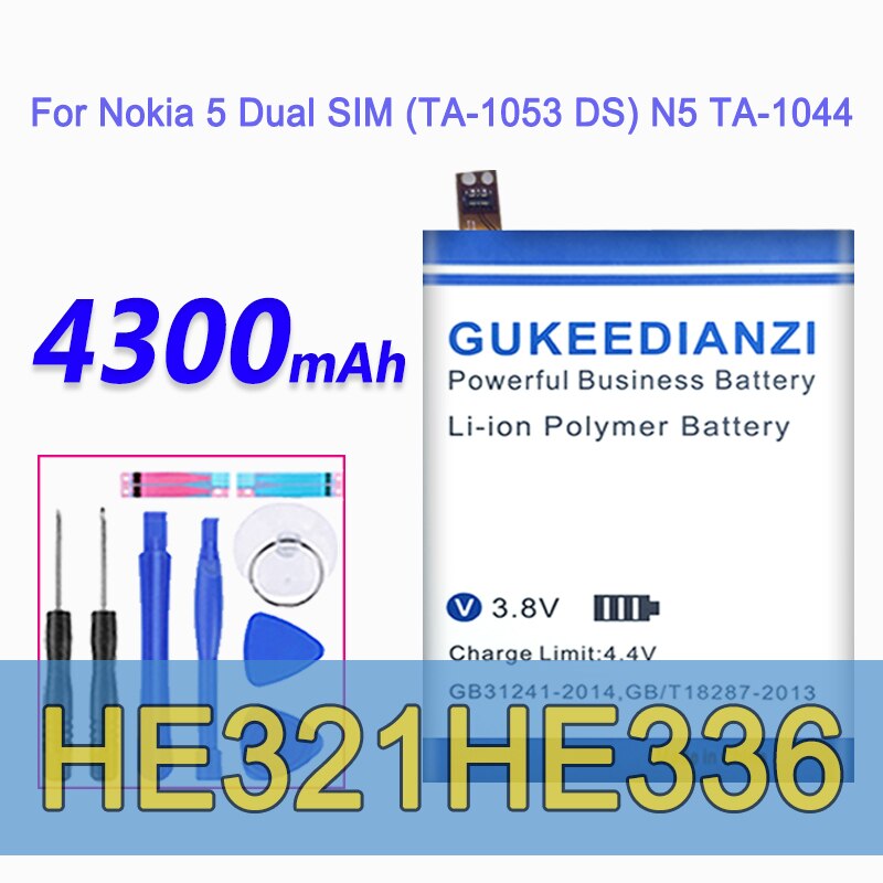 Batterie Für Nokia 6 Nokia6 N6 /2 /3 /5/8/ 7plus TA-1000 TA-1003 TA-1021 TA-1025 Modell HE317 HE338 HE319 HE328 HE346 HE335 HE321: HE336 HE321