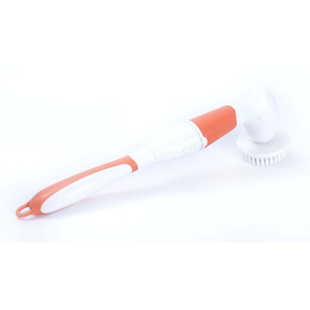 4- i -1 elektrisk badebørste langt håndtak vanntett kroppsrensebørste massasje hjemme dusj leie spa-system helsevesen