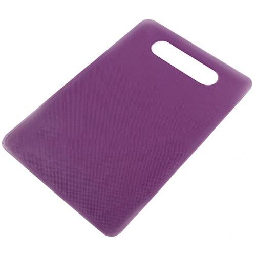 Nonslip Plastic Chopping Board Food Cutting Block Mat Tool Kitchen Cook Supplies Cutting Block Mat Tool Kitchen Cook Supplies: Purple