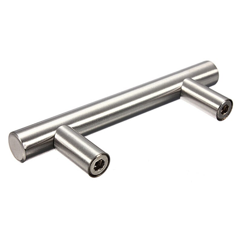 4 " 6 " 8 "kabinet t bar træk håndtag rustfrit stål møbler hardware skuffeknap køkken skab dørhåndtag træk møbler