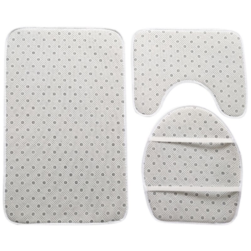 3 Stuk Badmat Tapijt Set Antislip Vis Schaal Badmat Badkamer Keuken Tapijt Deur Mat Decoratie Wc seat Cover Tapijt Ca