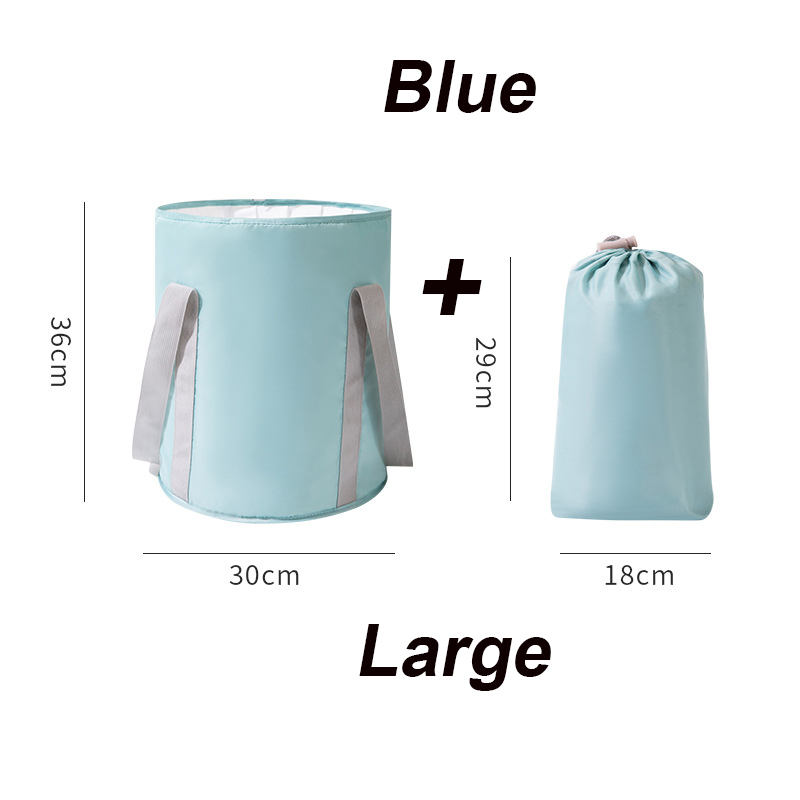Reise camping faltbares Waschbecken Waschbecken Eimer Bad Klapp becken Fuß Waschbecken Fuß Einweichen Tasche Klapp fuß Bad Eimer: green