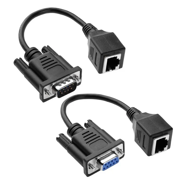 RJ45 naar VGA Extender Male naar LAN CAT5 CAT6 RJ45 Netwerk Ethernet Kabel Vrouwelijke Adapter Computer Extra Schakelaar Converter