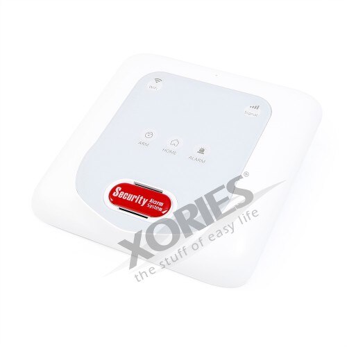 HOMSECUR Tuya LoT Platform Wireless WIFI GSM-2G SMS Smart Home Security Alarm System (Optional PIR Door Sensor Remote Control)