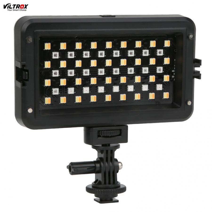 Viltrox  rb10 rgb kleurrijke led videolamp 2500-8500k kleurtemperatuur dimbare fotografielamp ringlicht opname-invullicht