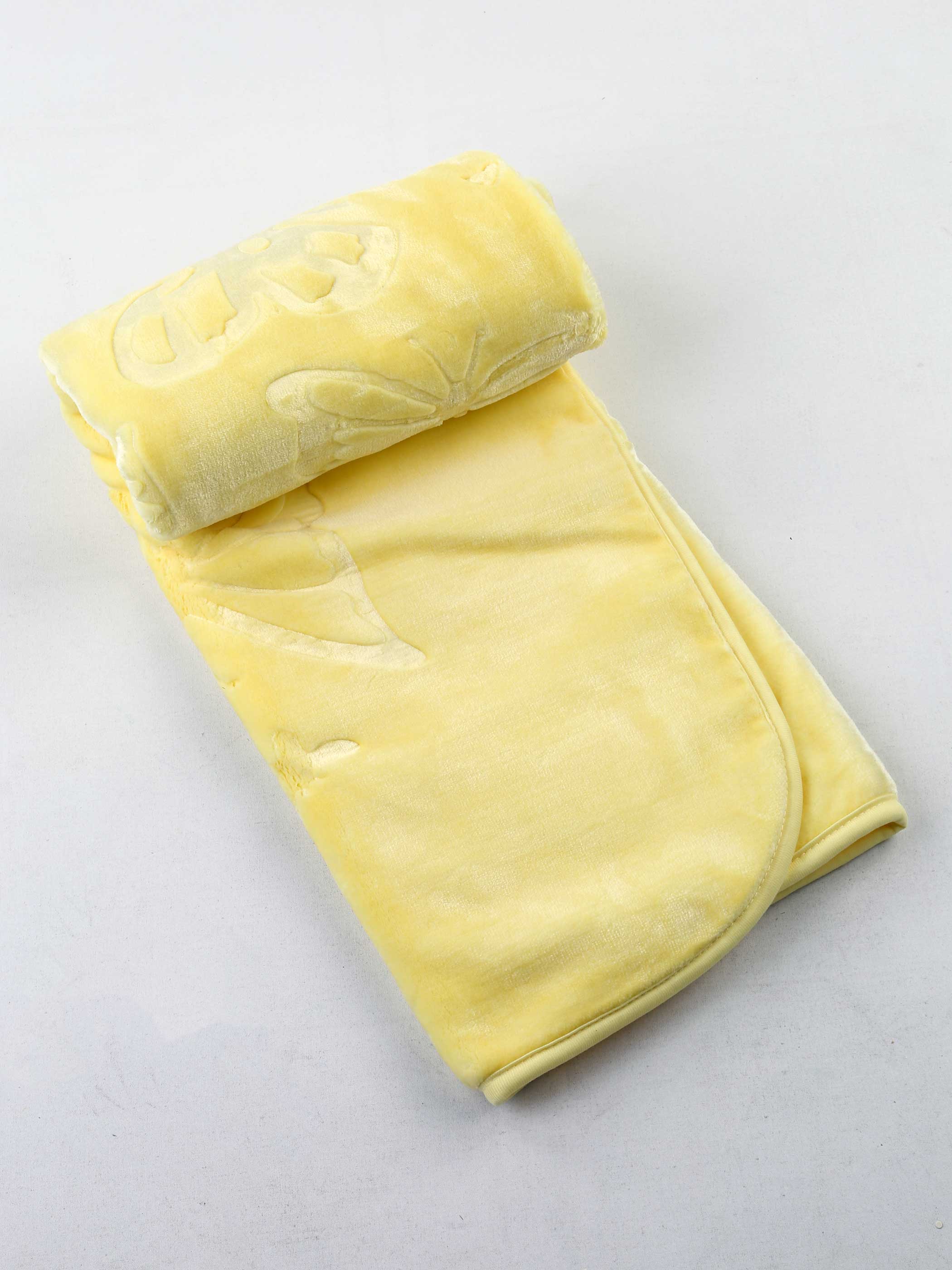Baby Meisje Jongen Oppervlak Warm Beschermd Zachte Deken Baby Wrap Deken Katoen 120X100Cm Opluchting Mooie Pluche Warm comfortabele: Yellow A
