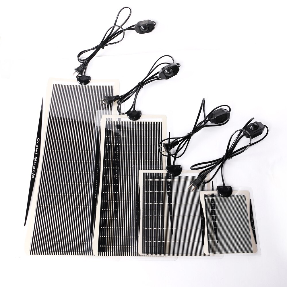Terrarium Reptiles Heat Mat with EU/UK plug Climbing Pet Heating Warm Pads Adjustable Temperature Controller Mats Supplies