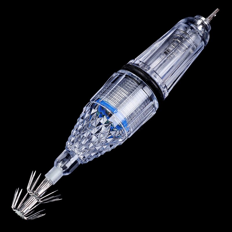 Lampe de pêche sous-marine de 12cm, appât lumineux pour attraper des poissons, des calamars, des poulpes: Bleu
