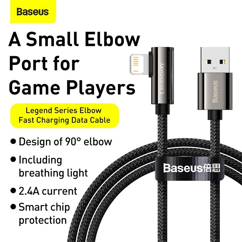Baseus usb kaapeli iphone 12 :lle 11 pro max  xr 8 plus kaapeli 2.4a pikalataus iphone  x 7 :lle laturi pelikaapeli usb datalinja