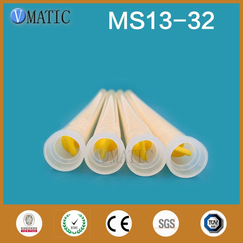 Harpiks statisk blander mc /ms 13-32 blandedyser til duo pack epoxy (gul kerne)