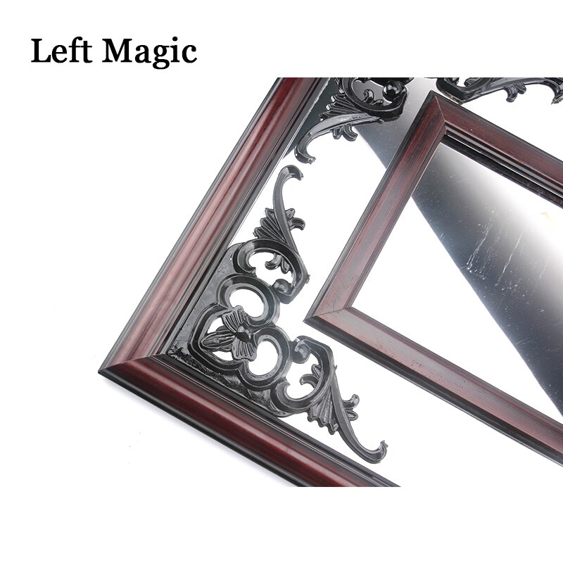 Zijden Sjaals Door Spiegel Goocheltrucs Spiegel Magic Props Gimmick Illusies Professionele Goochelaar Accessoires Mystory Joke