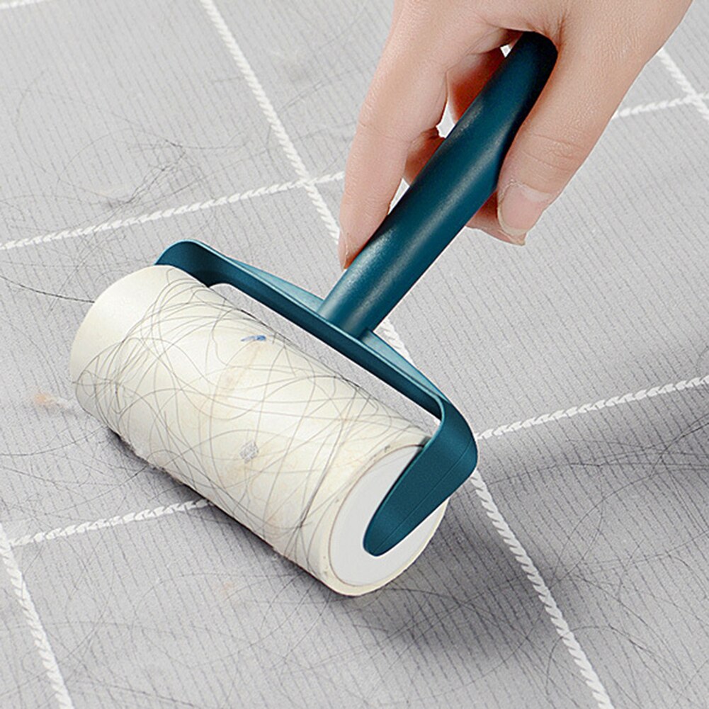 Sticky Paper Roller Super Sticky Clothes Lint Rolling Remover Sofa Fabric Pet Hair Dust Fuzz Removal Roller Cleaning Brush