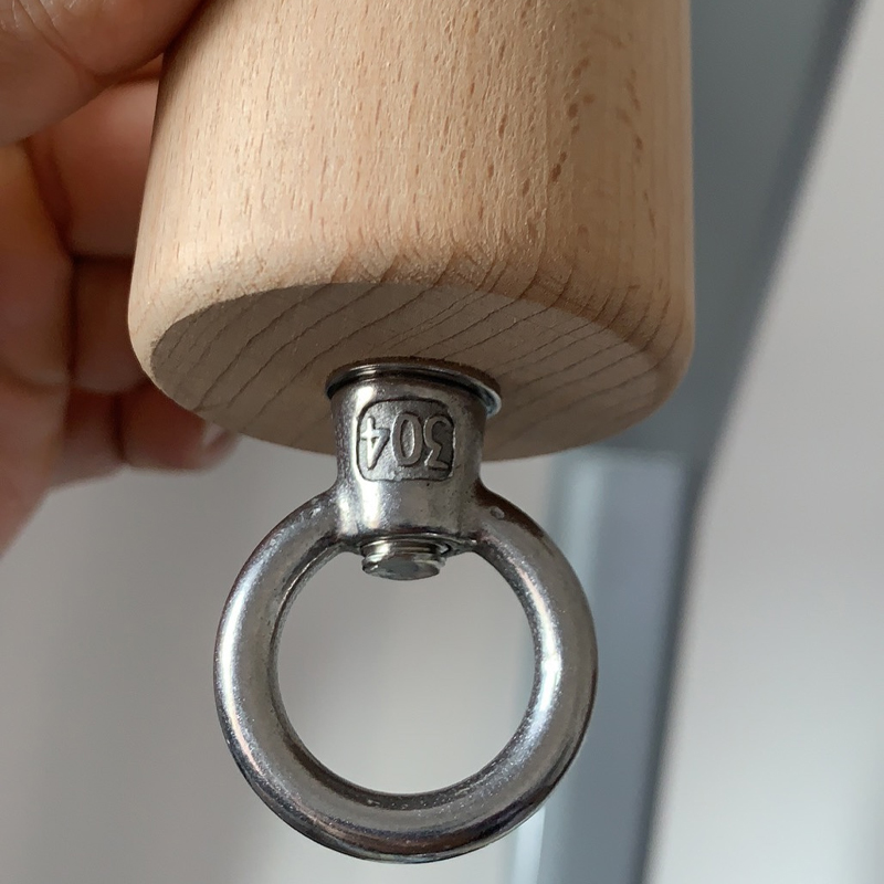 Wooden Pinch Grip Strength Trainer Pull-ups Fitness Hand Fingerboard Training Tools for Outdoor Rock Climbing Body Core Workout