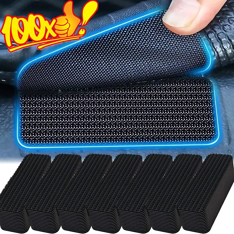 10-100PCS Self-Adhesive Fastener Tape Extra Strong Carpet Fixing Sticker Double Side Hook-and-loop Fastener Auto Adhesive Tapes