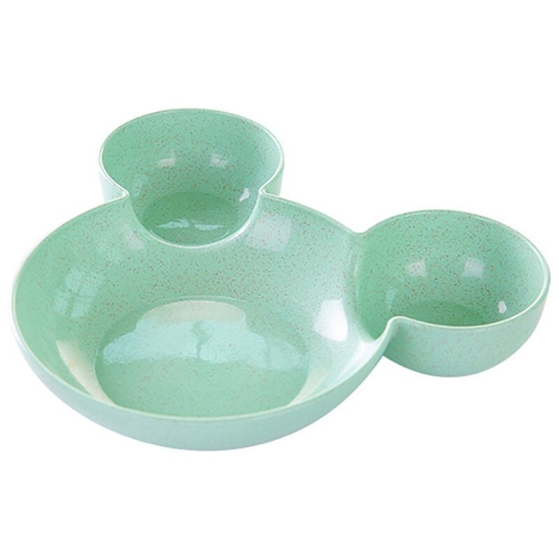 Cute Baby's Divided Plate Household Dinnerware Child Plate Breakfast Dinner Plate Food Plates Kids Tableware Dinnerware: GR