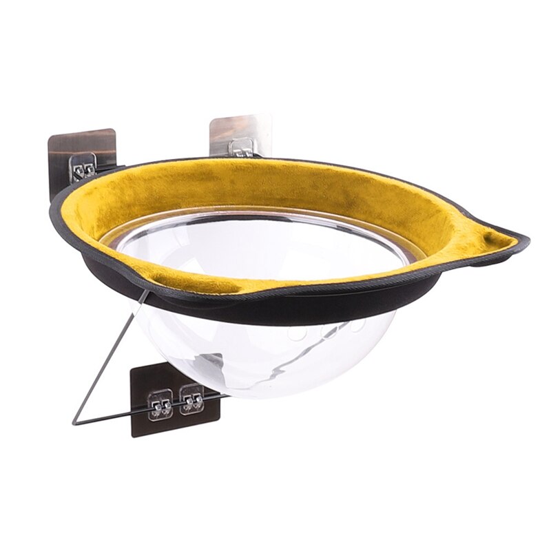 Cat Hammock Bed Window Pod Lounger Self-Adhesive Warm Bed For Pet Cat Rest House Soft Cat Bed Comfortable Ferret Cage: Y