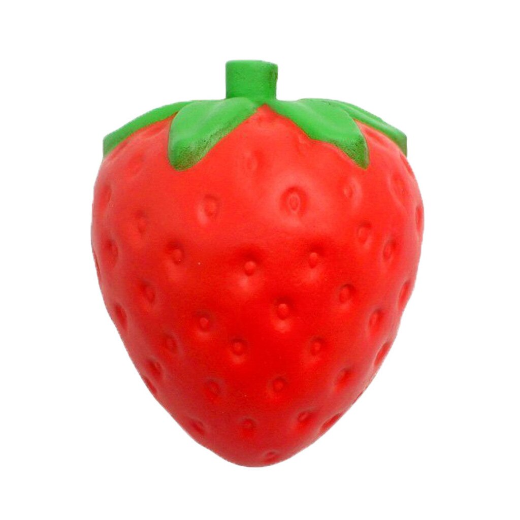 6pcs Simulation Fruit Set Foam Decompression Vent Toy