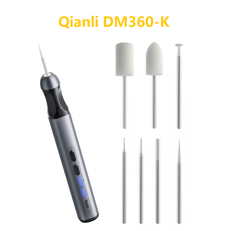 MaAnt D1 Qianli Elektrische Schleifmaschine Akku-Schleifmaschine Schnitzen Gravieren Schneiden Stift Trimmen Polieren Micro Bohren Werkzeug: Teal farbe
