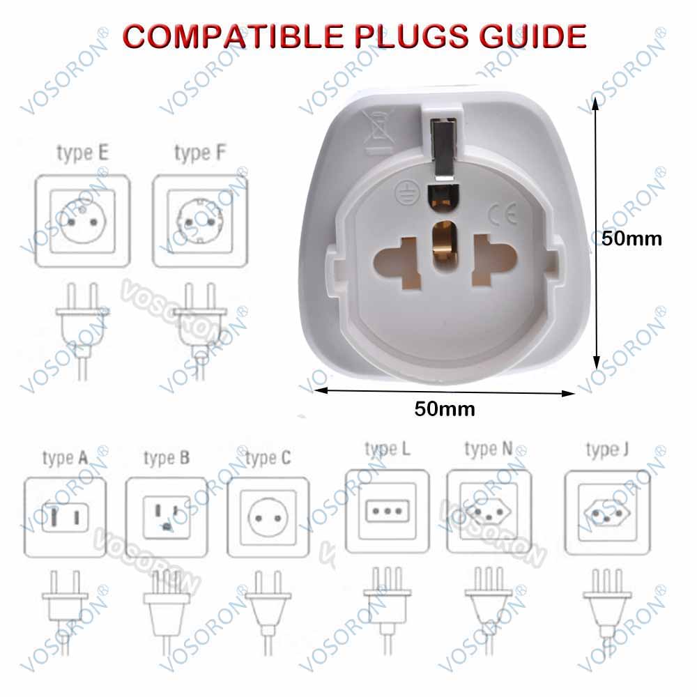 Israel 3Pin Universal Travel adapter,Israel SI-32 zu Weltweit Steckdose, IEC Typ H Reise Adapter