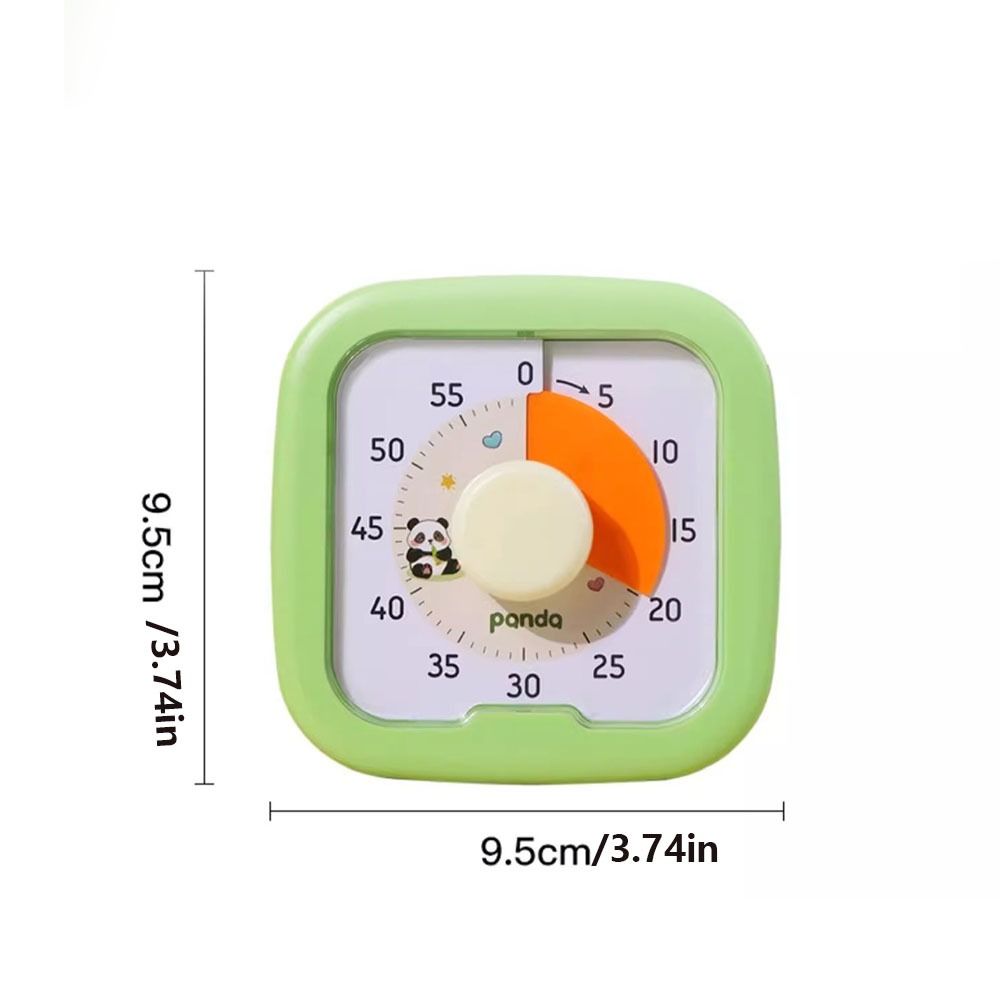 Leiser Betrieb, visueller Schreibtisch-Timer, Zeitmanagement, 60 Minuten Countdown-Timer mit Stand-Visualisierung, Küchentimer
