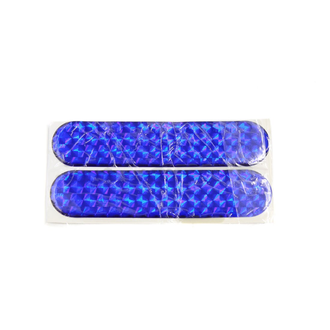 X AUTOHAUX 2Pcs 12cmx4cm Car Auto Exterior Reflector Decal Stick-On Reflective Sticker Red Car Reflective Sticker ACCESSORIES