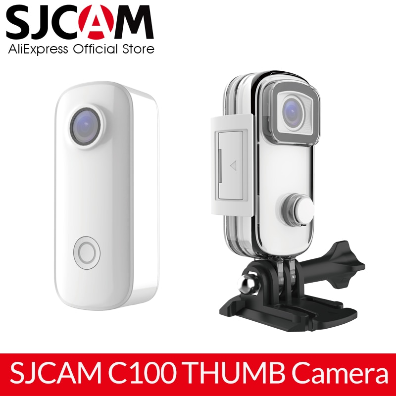 SJCAM C100 Mini caméra pouce 1080P 30FPS H.265 12MP NTK96672 2.4GHz WiFi 30M étanche Action sport DV caméra