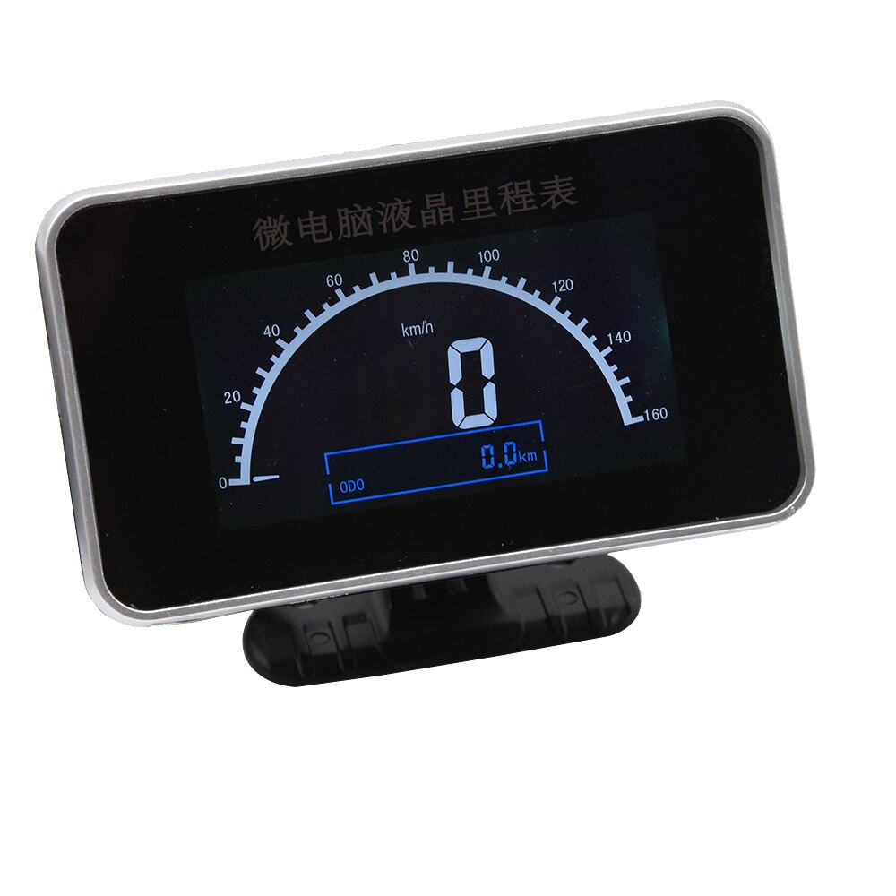 12v / 24v Car Truck Speedometer Speed Meter + Odometer Gauge Universal 2 IN 1 Functions Digital LCD instrument panel + Alarm