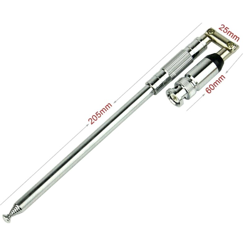 BNC Connector 76-108MHz Telescopic Antenna Durable for FM Transmitter Radio SGA998