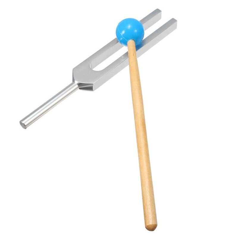 528hz aluminium stemvorken chakra hamerbal diagnose + mallet set