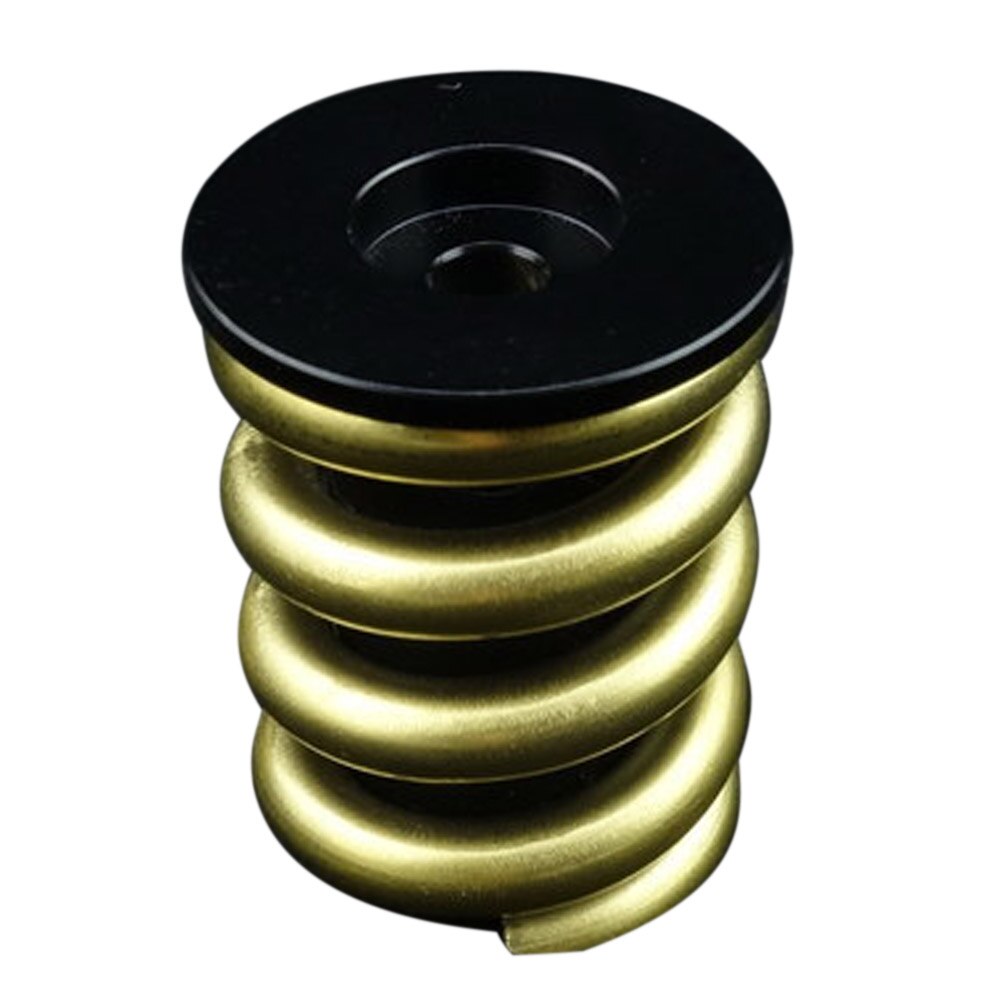 Titanium Alloy Bike Folding Bicycle Spring Rear Shock Absorber for Brompton Cycle Parts Back MTB Electric Bicycle Air Absorber: Golden