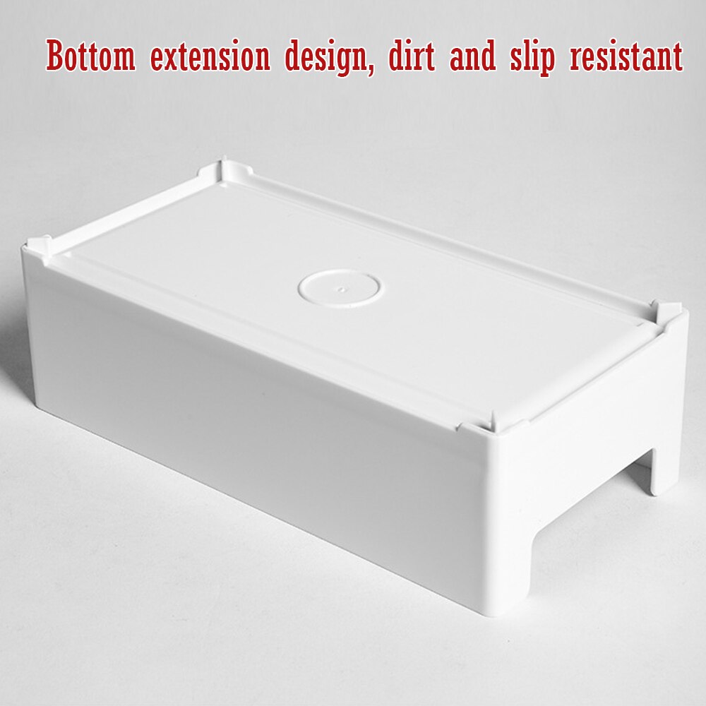 Keuken Lade Organizer Tray Plastic Make Organizer Voedsel Container Storage Case Cosmetische Box Bestek Afwerking Opbergdoos