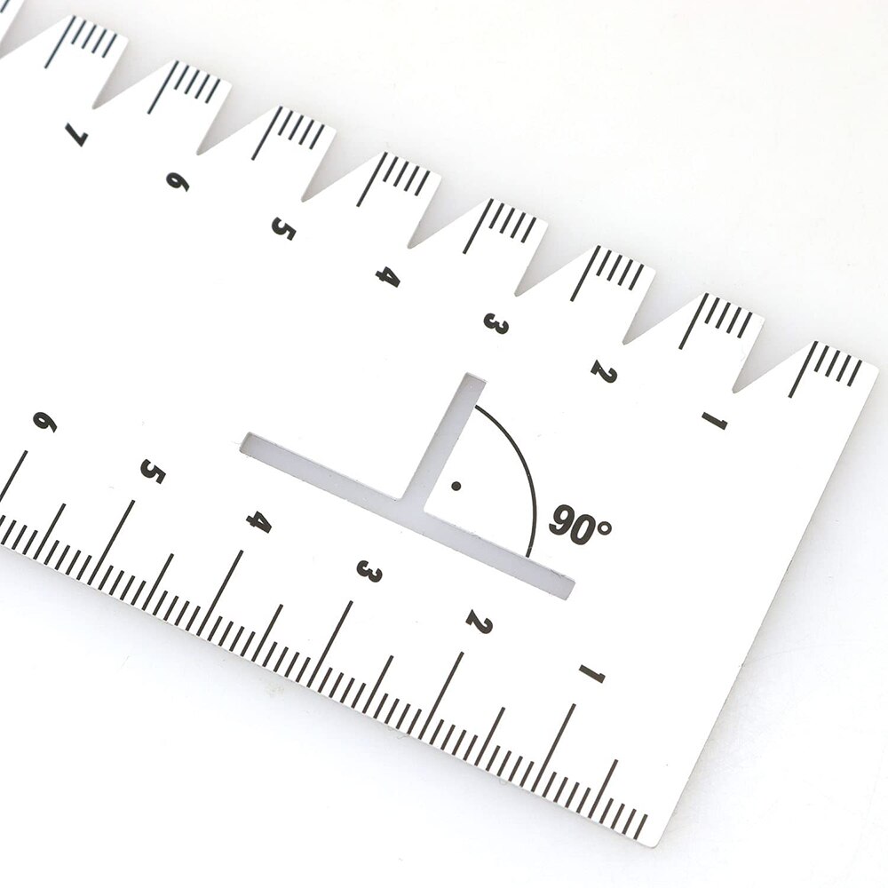 2/1Pcs Quilting Ruler DIY Sewing Patchwork Ruler Plastic Thickness Ruler Measure Gauge for Sewing Clothing Quilter Gauge Tools